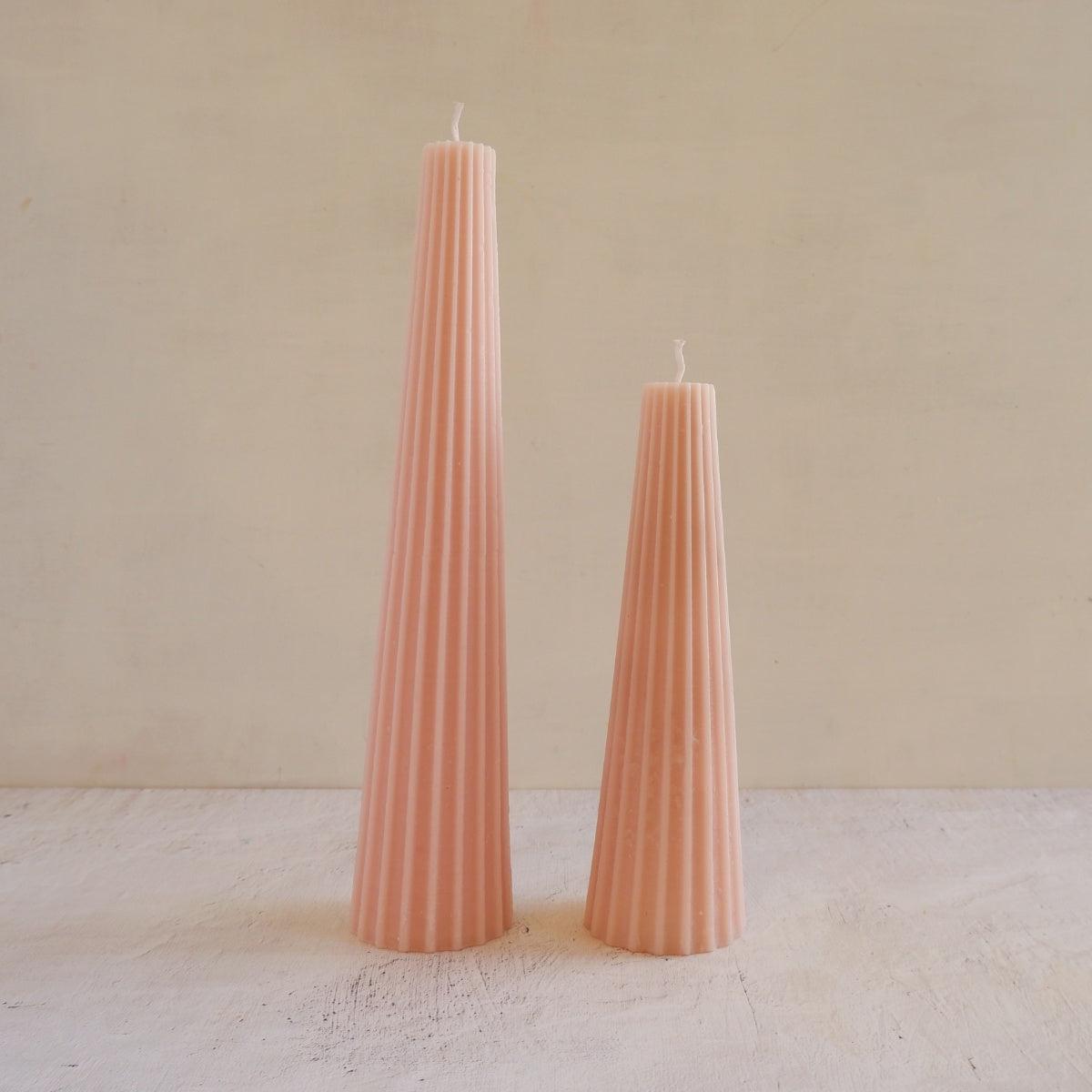 Gear Candle - Rose Quarz
