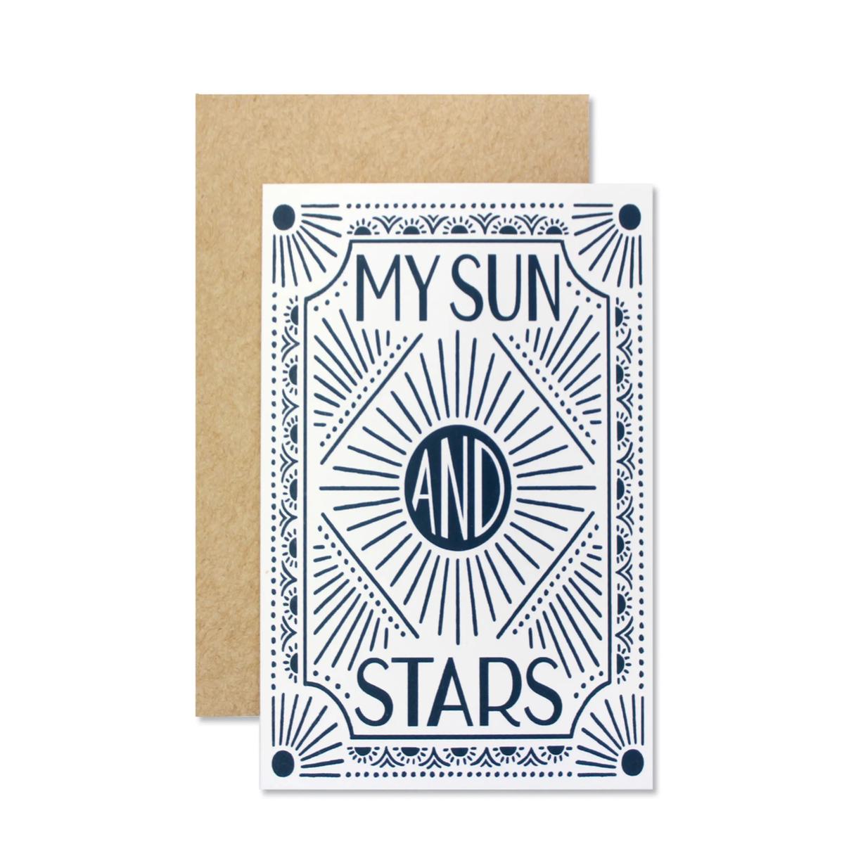 My Sun and Stars Greeting Card