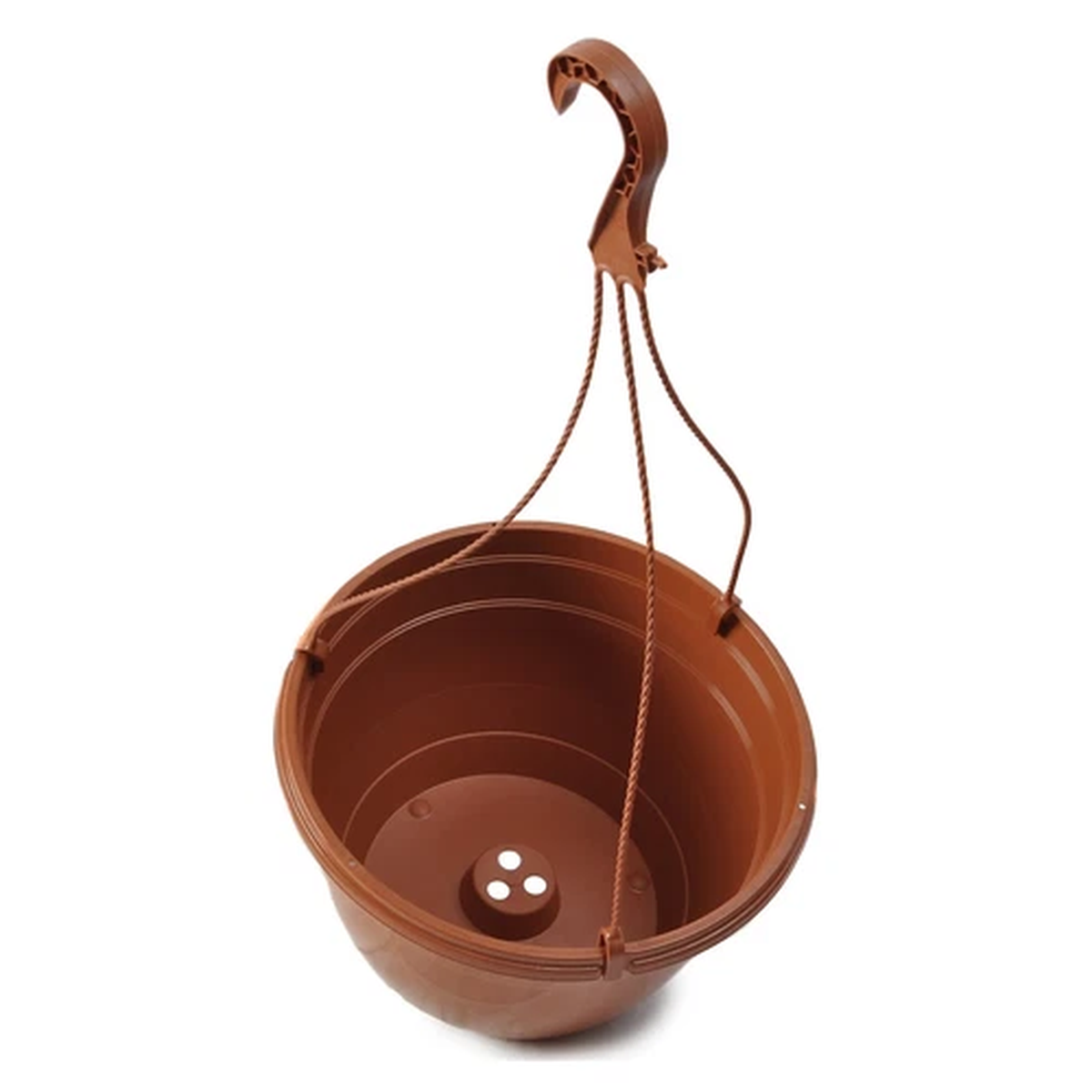 Teku Hanging Pots 27cm Diameter Terracotta Colour | Pack of Ten