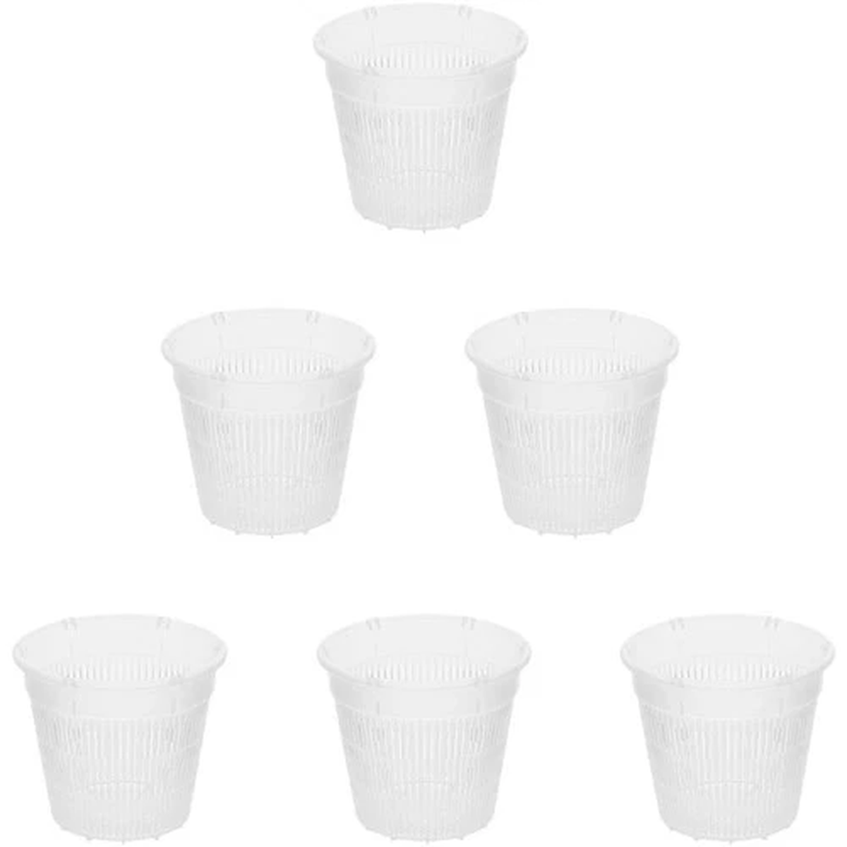 6 Pcs Breathable Flower Pots Nursery Small Planter