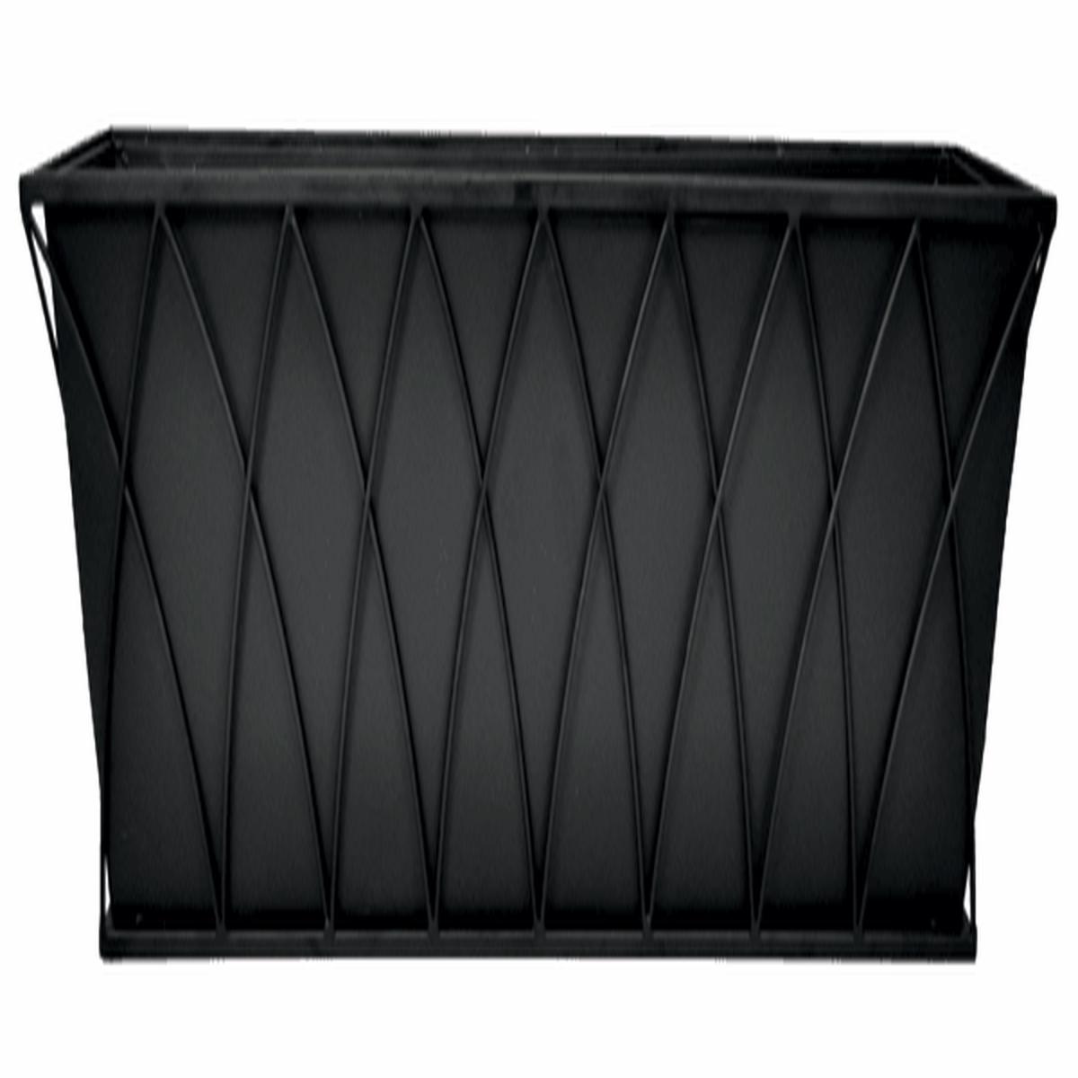Lotus Rectangular Wall and Railing Planter with Metal Liner 36"