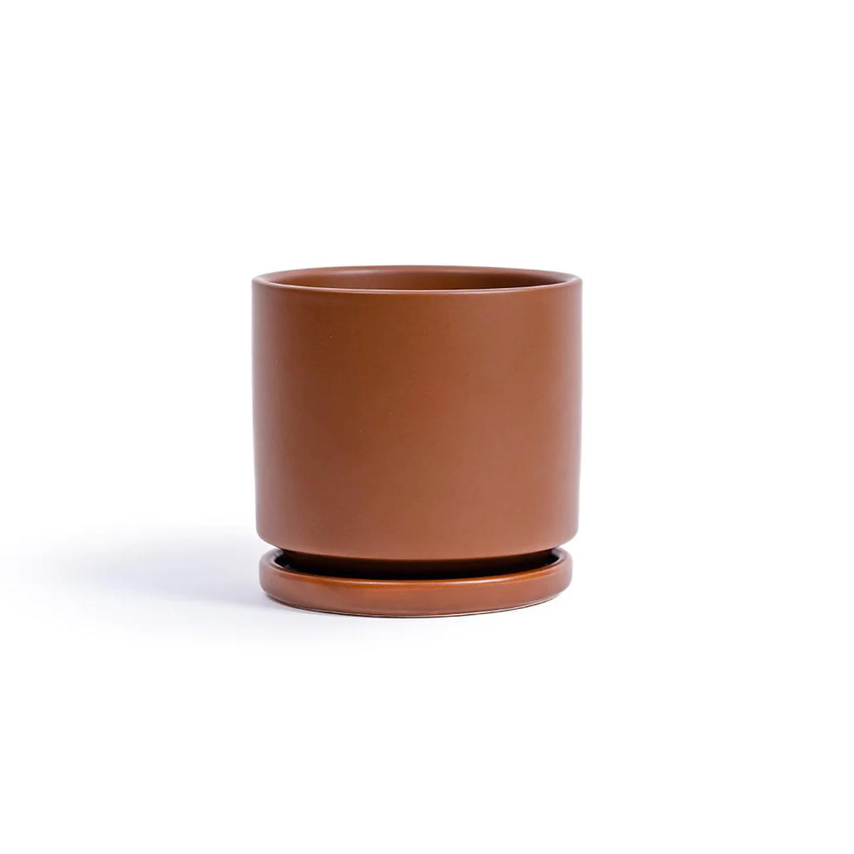 10.25" Gemstone Planter - Chocolate