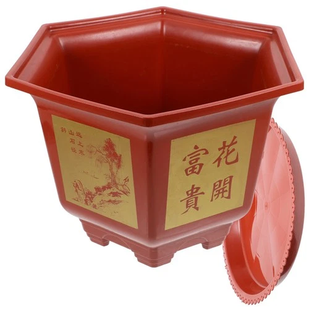 Outdoor Flower Pots Plastic Flowerpots Garden Planting Container