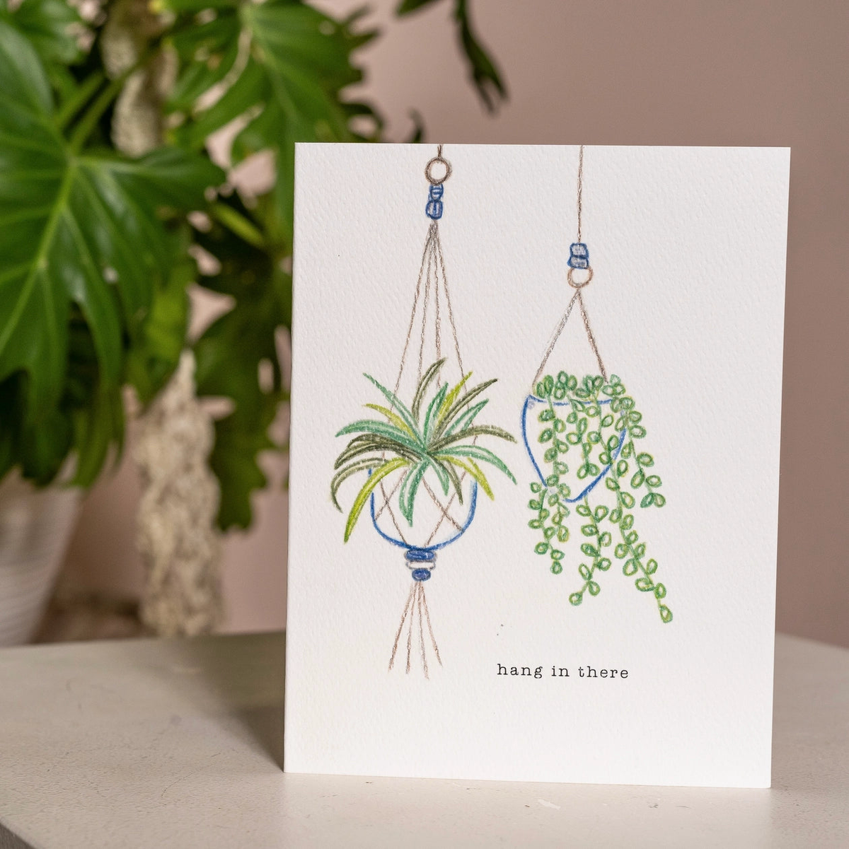 Hang in there card
