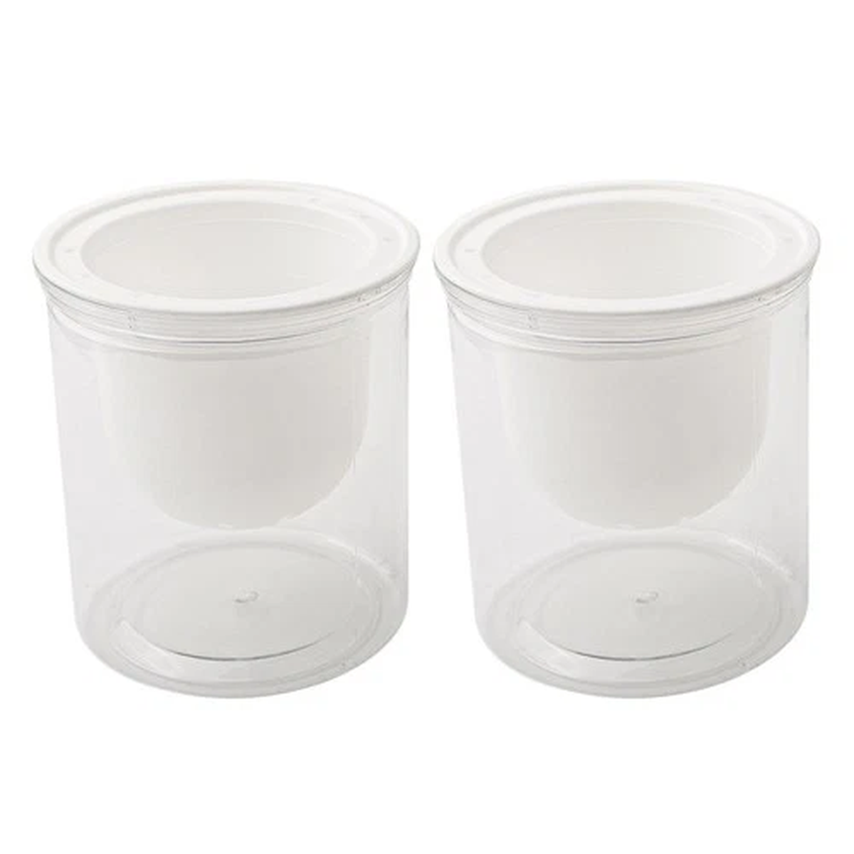 Set Of 2 Self-Watering Small Plant Flower Pot Indoor Modern Holder Pots