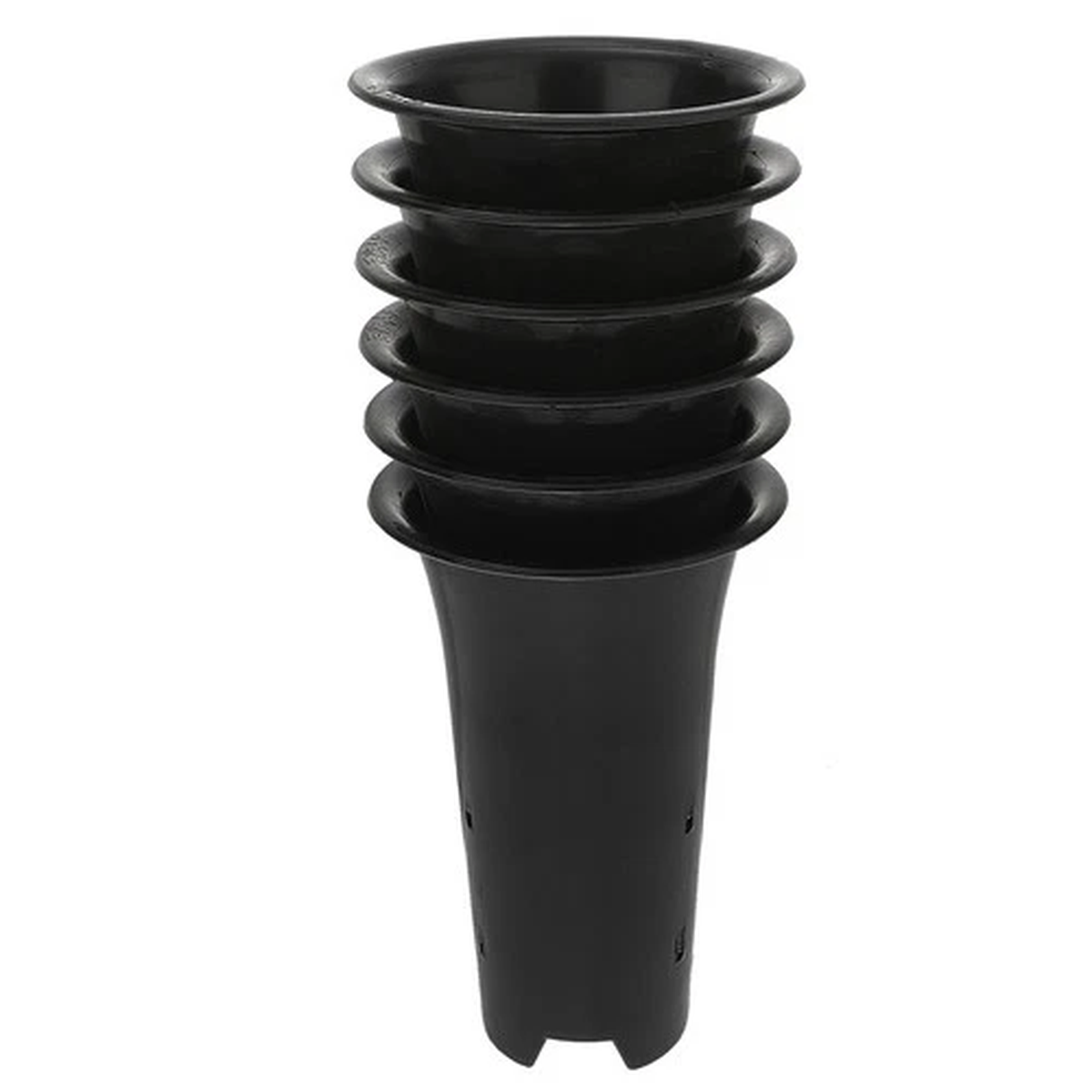 6 Pcs Tall Plant Pot Orchid Pots for Orchids Indoor with Drainage Plants