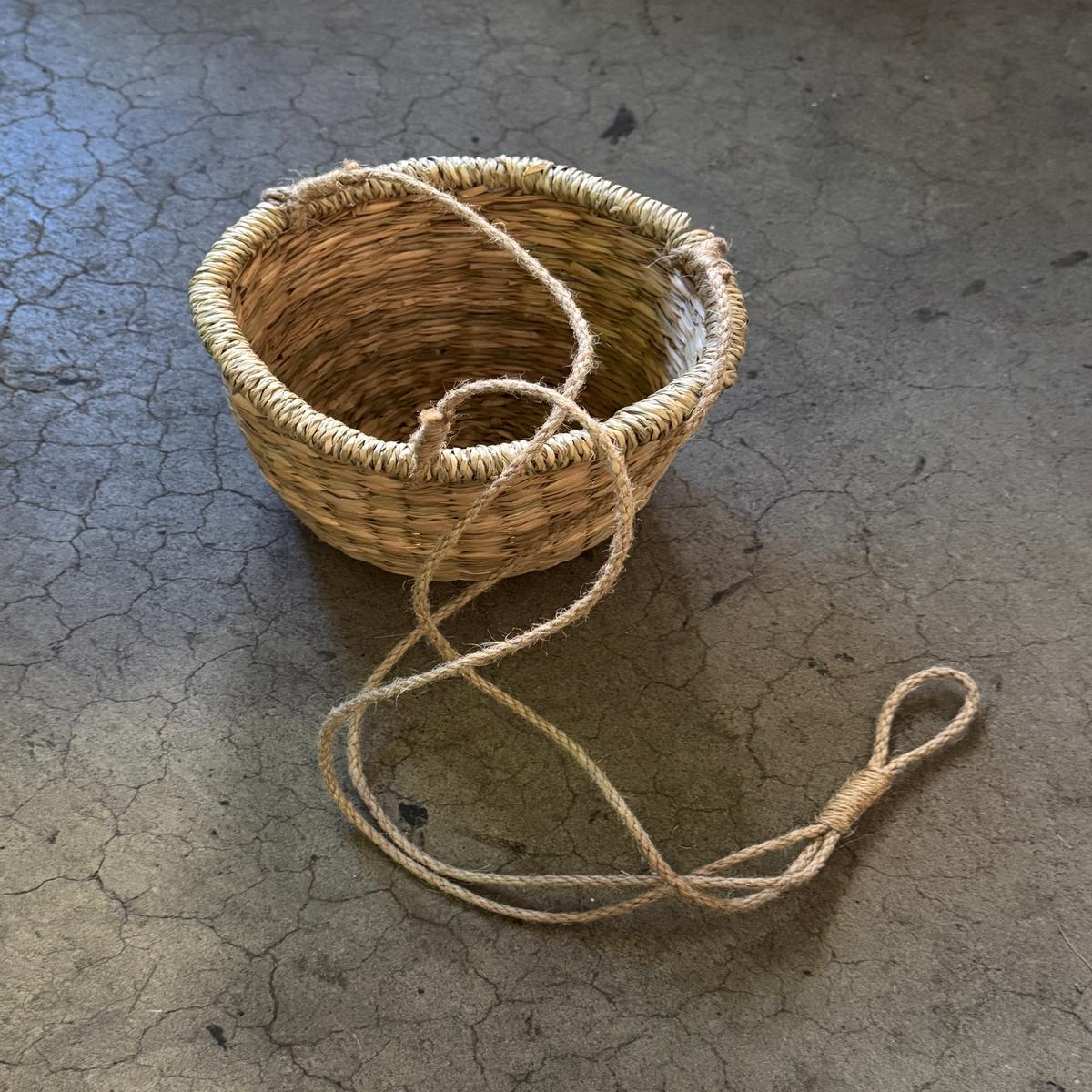Woven Hanging Basket by Matsunoya