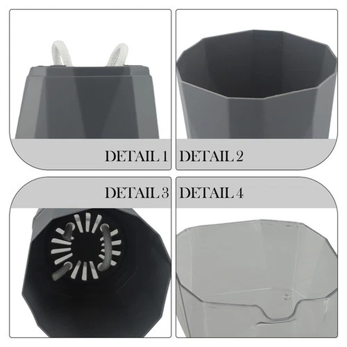 Stylish Soilless Cultivation Flower Pot Multiple Colors and Sizes Available