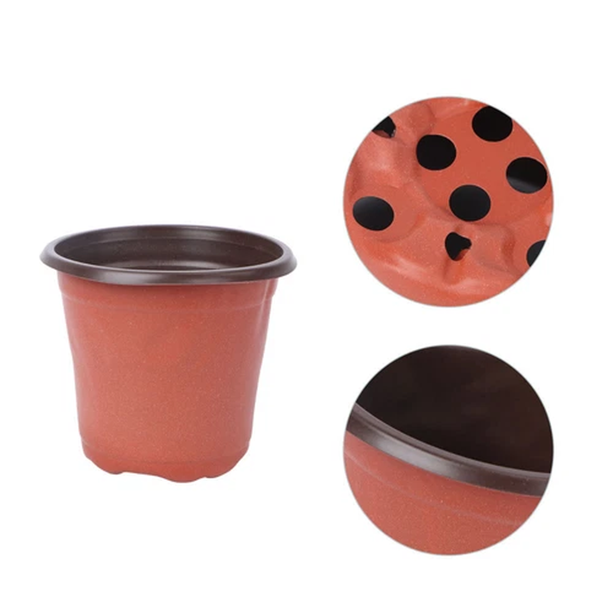 10PCS Plant Nursery Pot Patio Pot Garden Flower Bucket Flower Starting Pot New