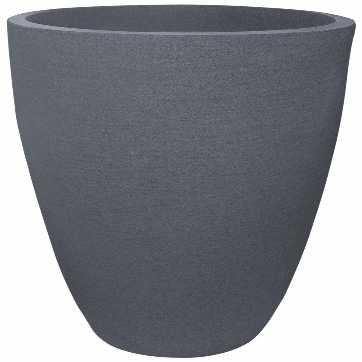 Modern Conic Pot 44x30cm Charcoal