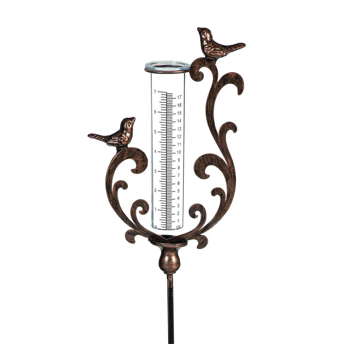 Rain Gauge Stake 36" Bird