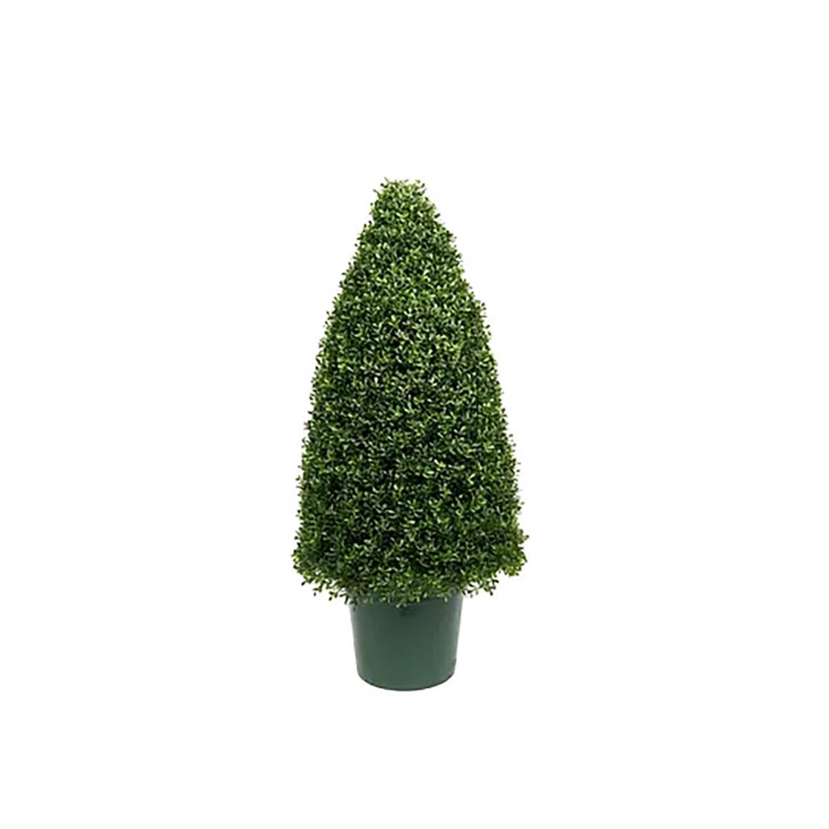 Tea Leaf Cone Topiary 30In Everlasting