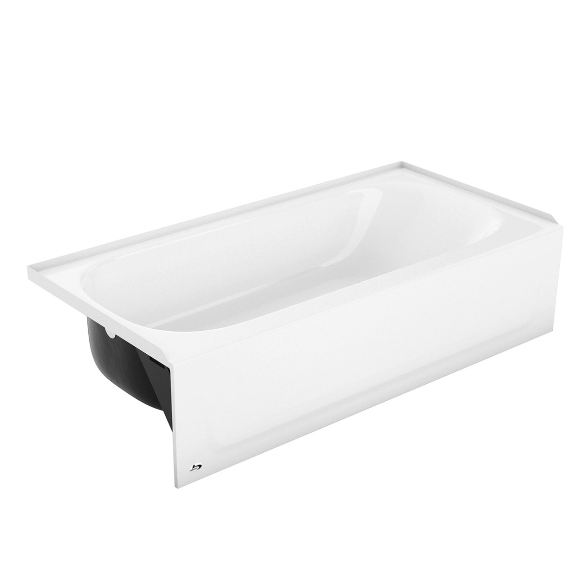 60" x 30" x 14-1/4" Steel Right Hand Tub