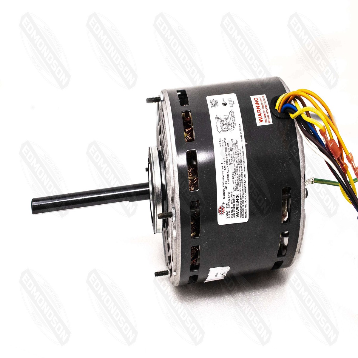 US Motors 8904 5.6" Direct Drive Blower Motor, 115V, 3/4 HP, 1075 RPM, PSC