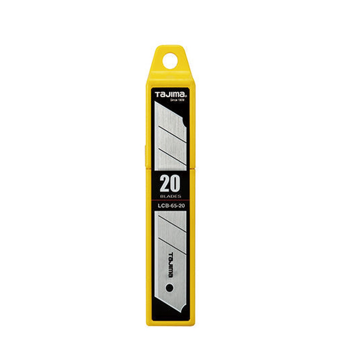 Tajima LCB-65-20 Rock Hard Blade H Utility Knife Blades, 7-Point, 20-Blade Hard Pack