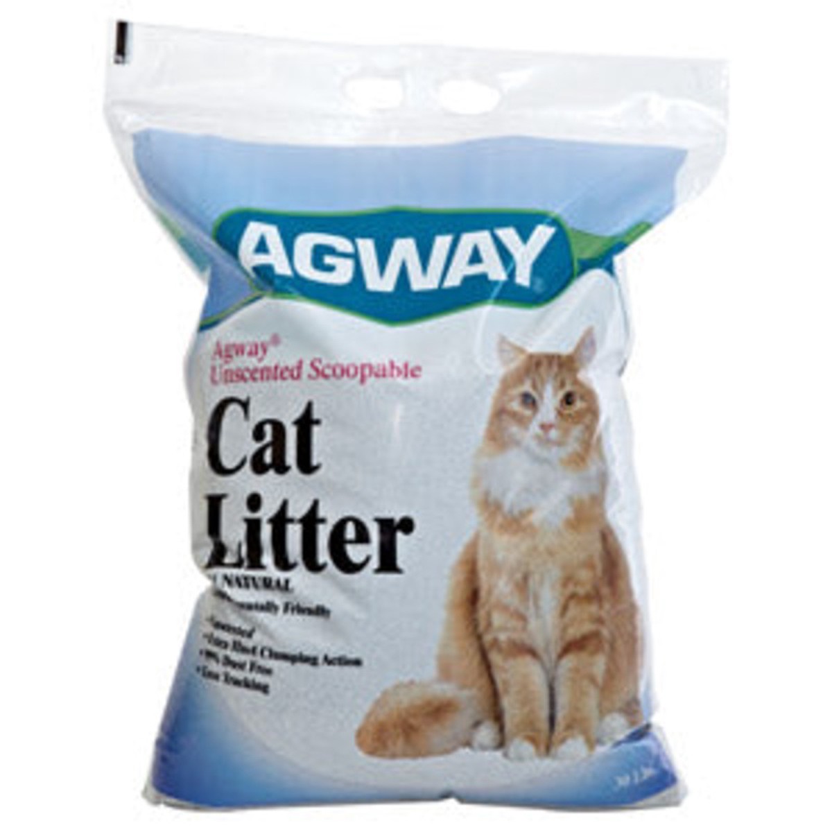 AGWAY UNSCENTED SCOOPABLE CAT LITTER