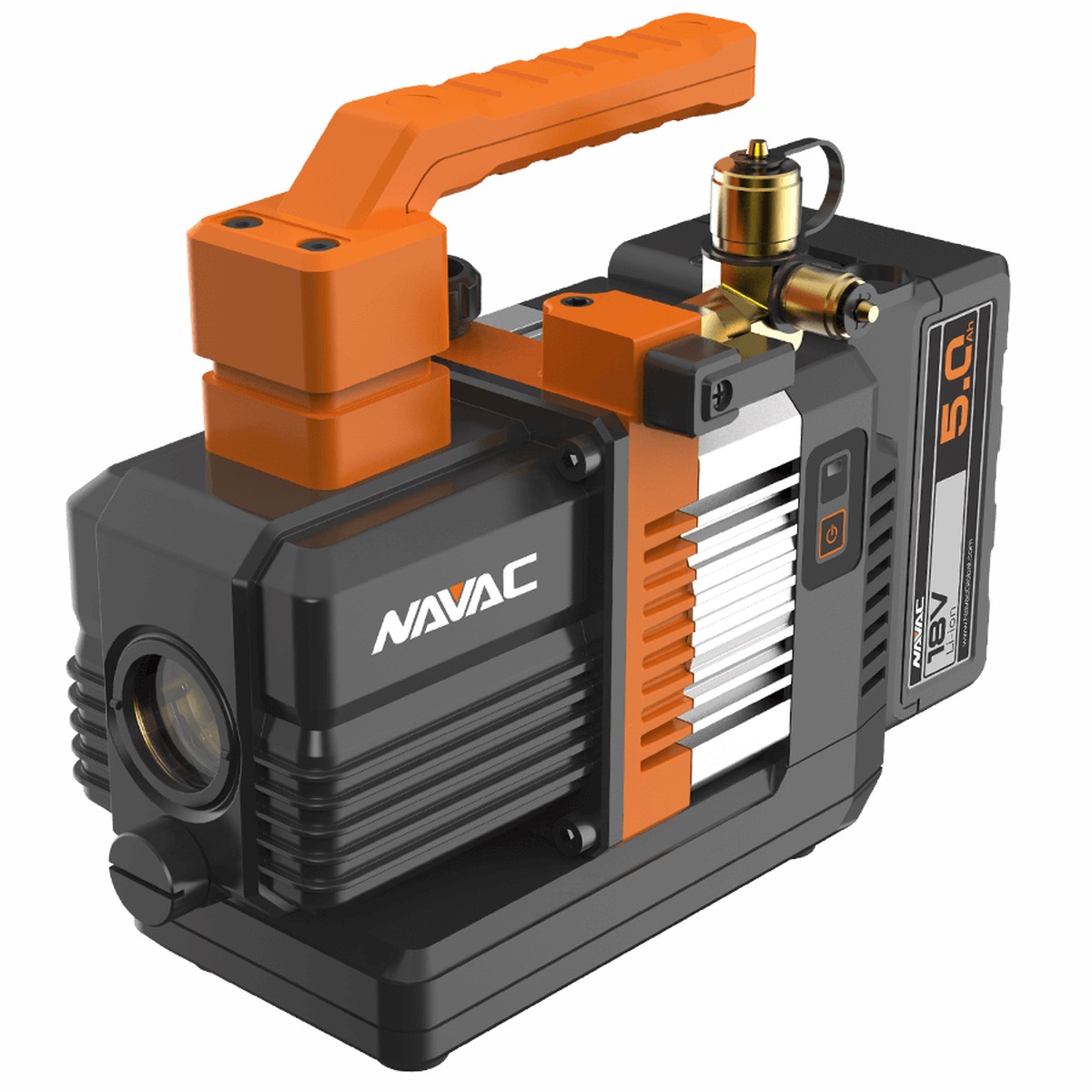 NAVAC NP2DLM 2 CFM BreakFree Series Cordless Vacuum Pump with Battery, A2L Compatible
