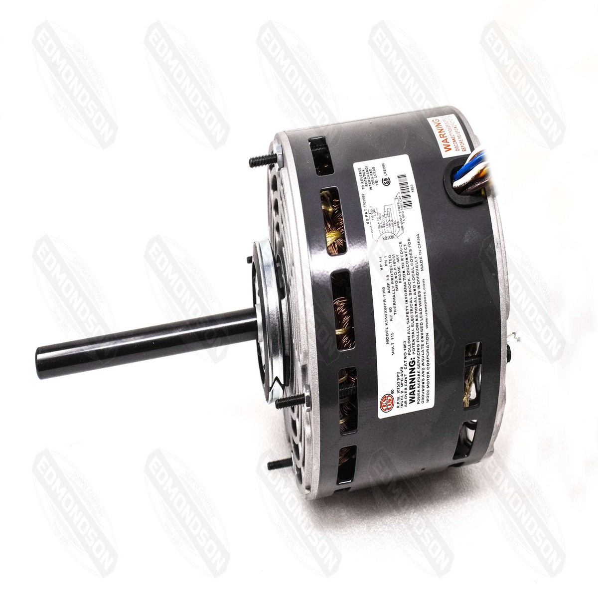 US Motors 1863 5.6" Direct Drive Blower Motor, 115V, 1/4 HP, 1075 RPM, PSC