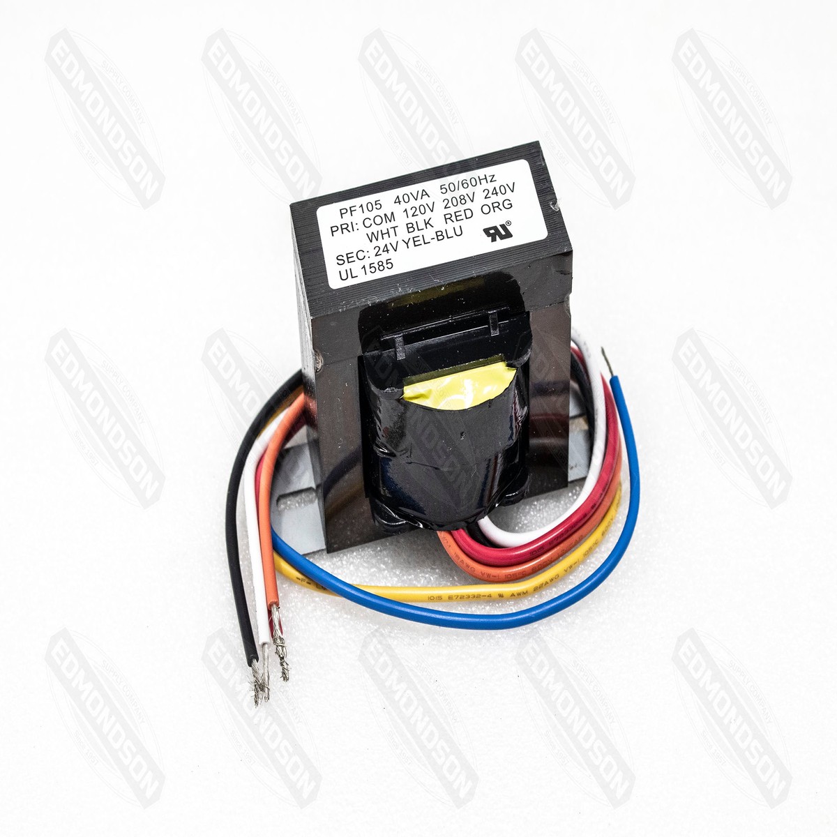 Packard PF105 Foot Mount Transformer, Primary 120/208-240, Secondary 24V, 40VA