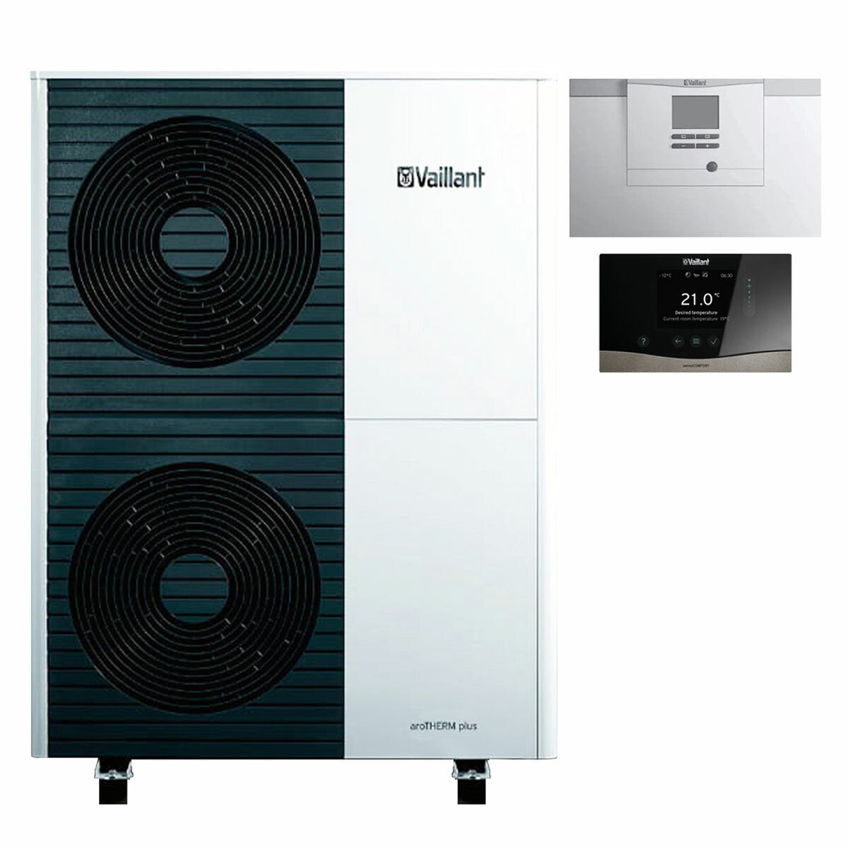 Vaillant aroTHERM plus VWL 155/6 air-to-water heat pump 15 kW 400 V three-phase monobloc R290 A++ high temperature
