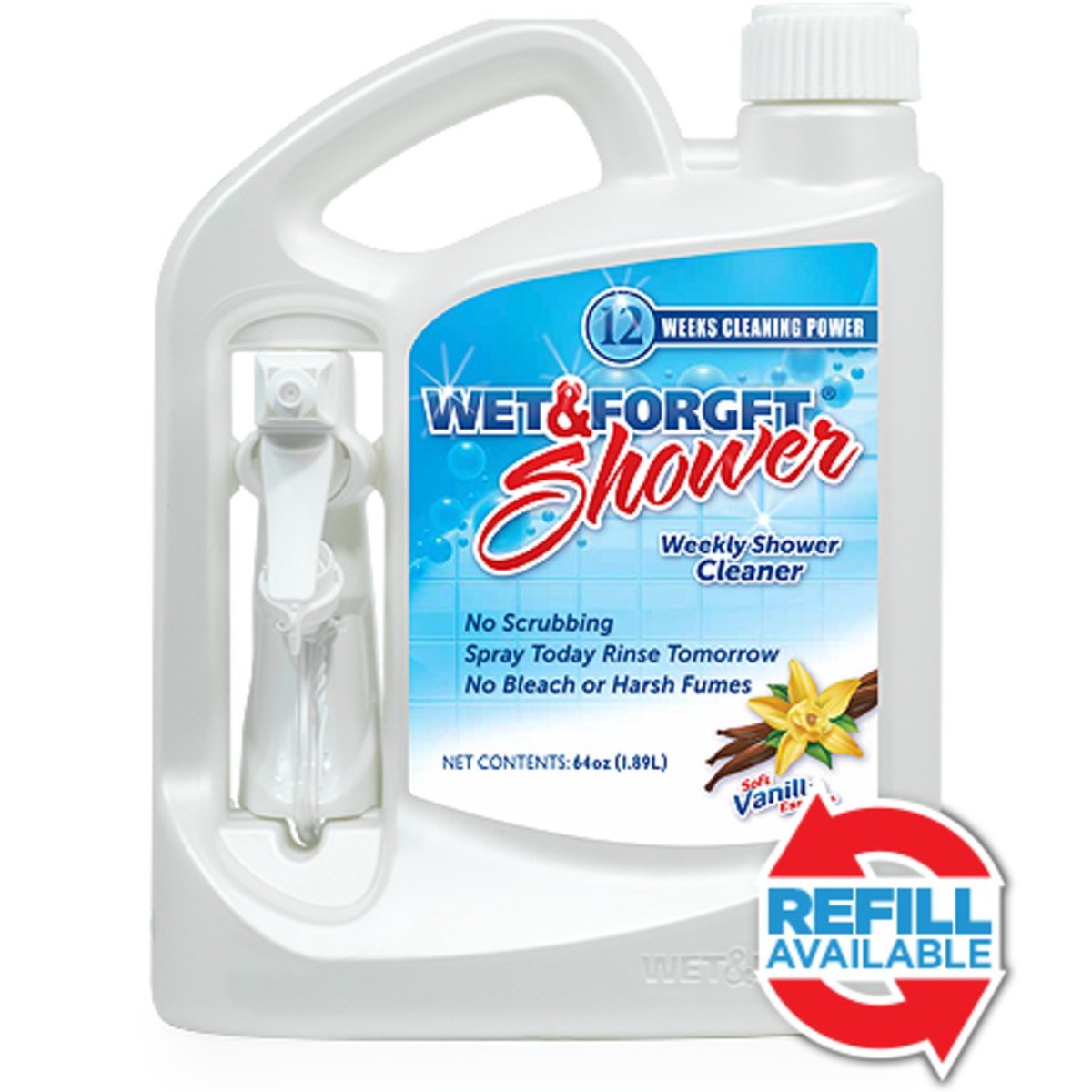 Wet & Forget Weekly Shower Cleaner - Vanilla Scent
