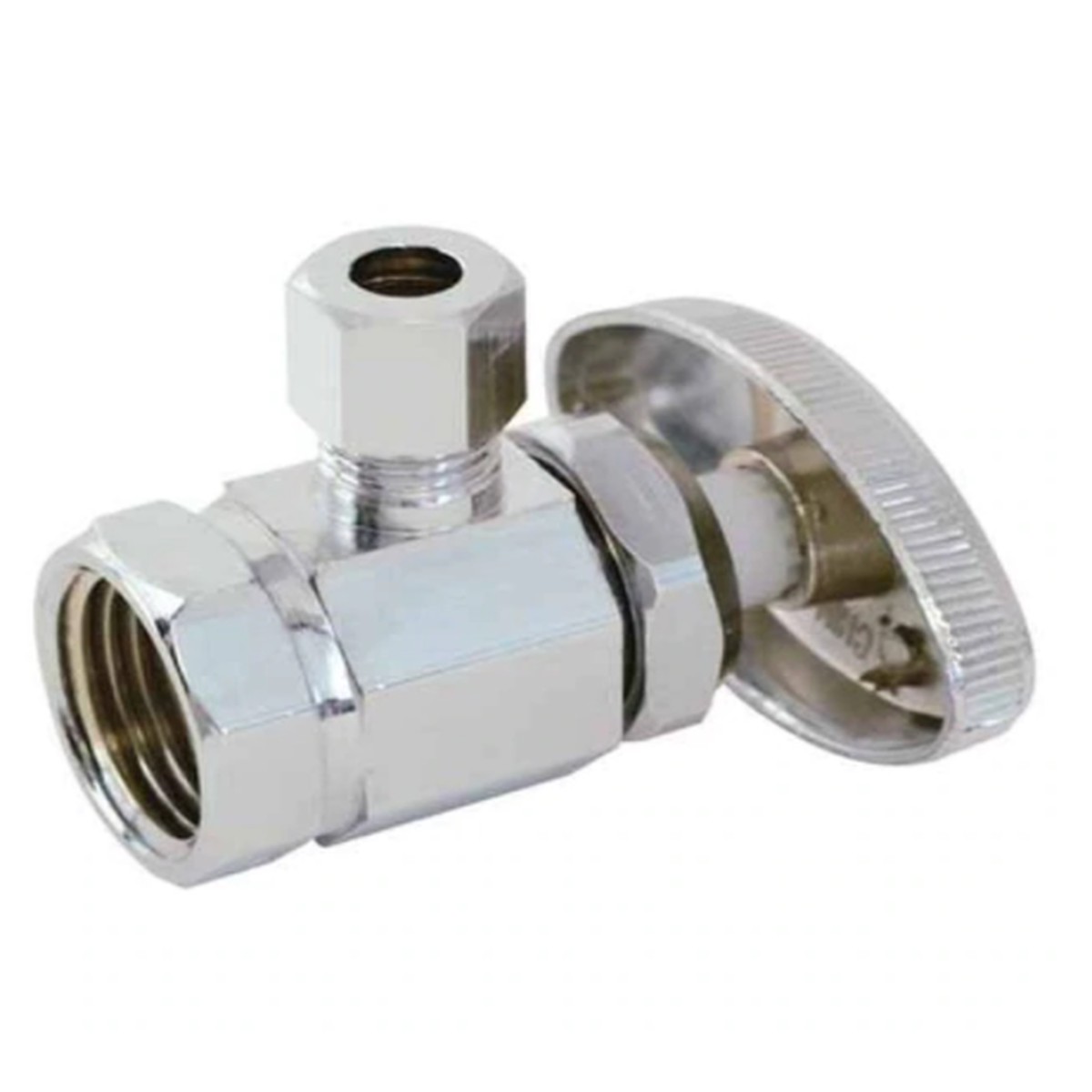 1/2" FIP x 3/8" Compression Angle Stop Full Turn