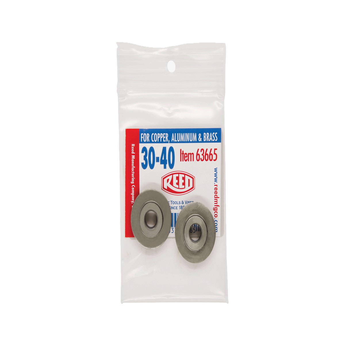 Reed Mfg 2PK-30-40 Tubing Cutter Wheels for Copper, Aluminum, Brass, 2-Pack