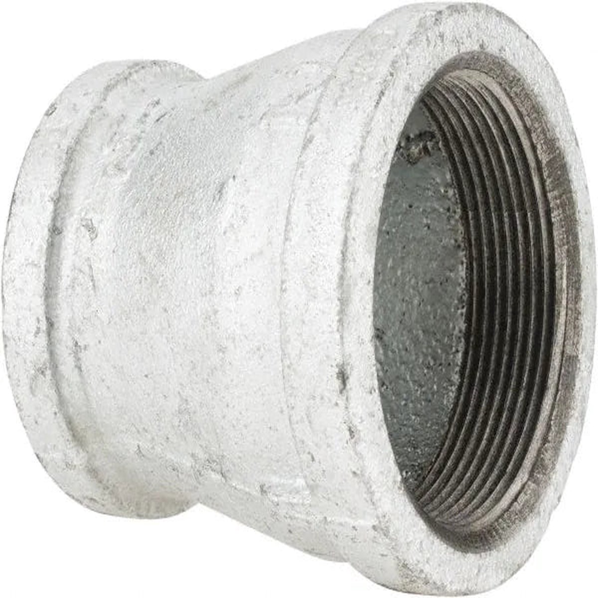 2 x 1 1/2" Galvanized Mall Coupling