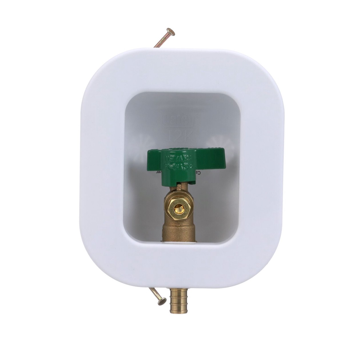 Oatey 39136 12K, 1/4 Turn, F1807, Low Lead, Icemaker Outlet Box