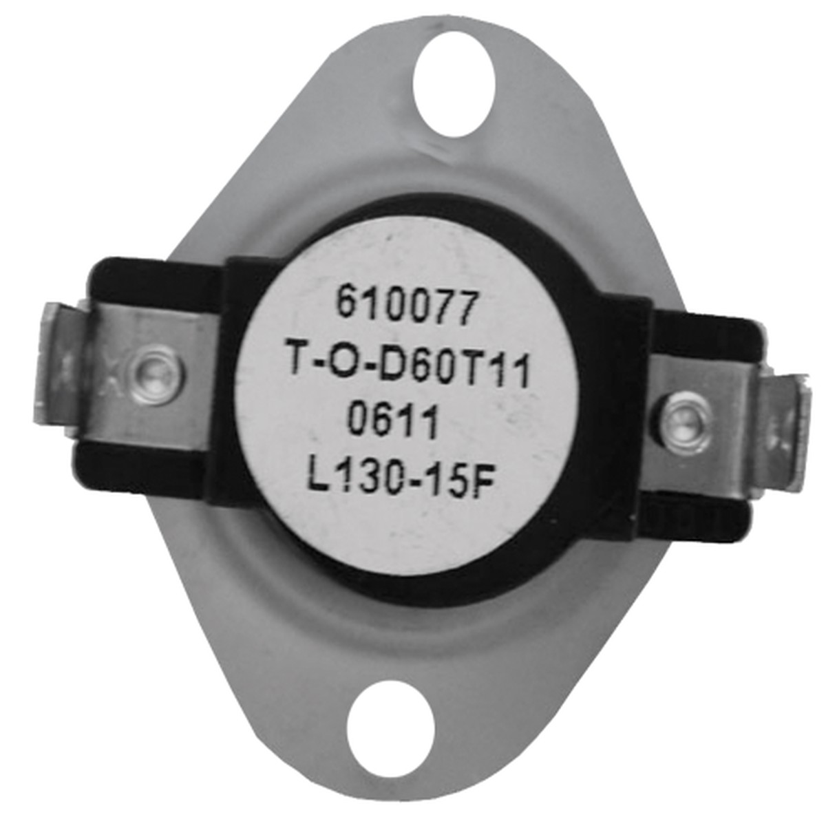 Supco L130 L-Series Snap-Action SPST Limit Control Thermostat, L130-15F