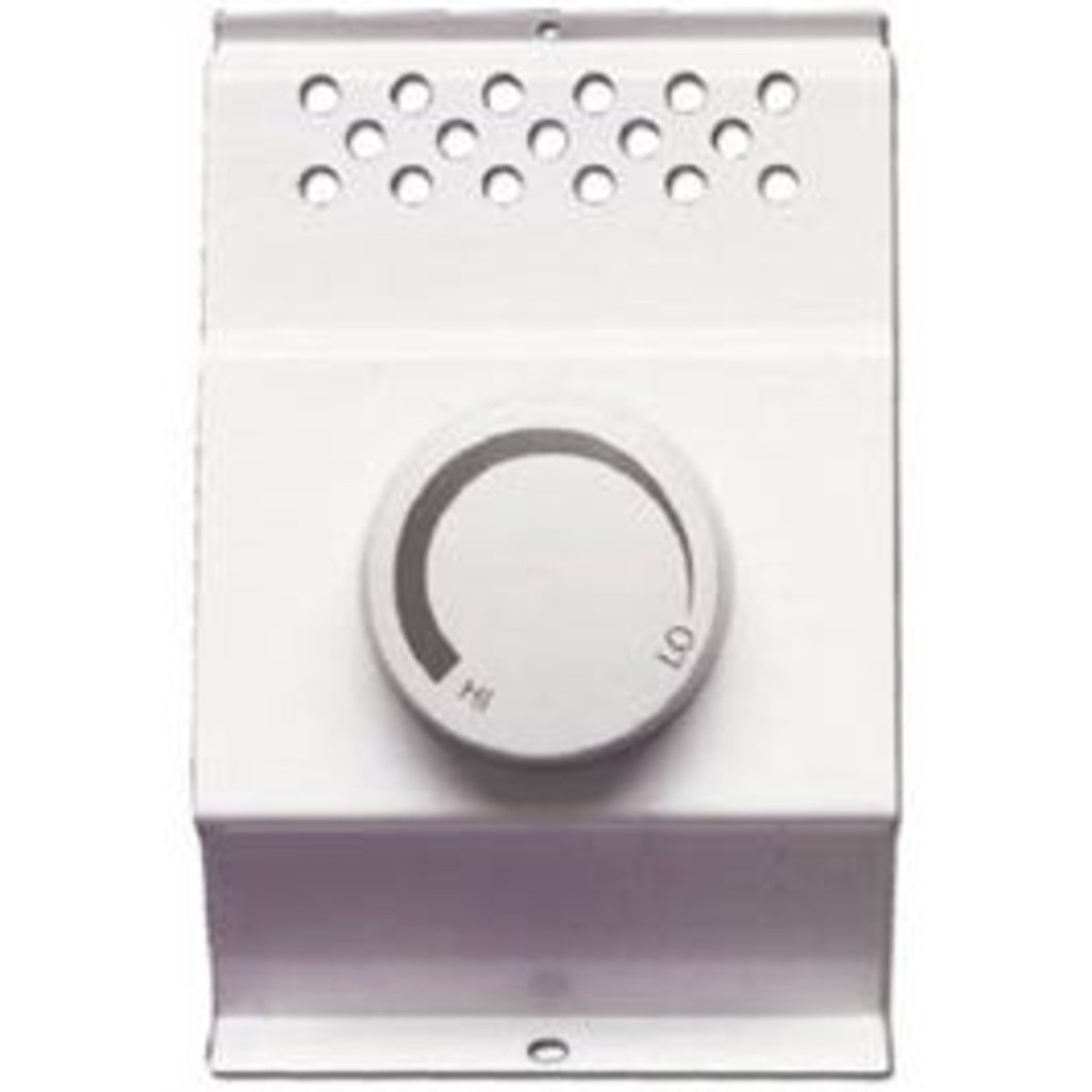 Baseboard Thermostat, Single Pole, White
