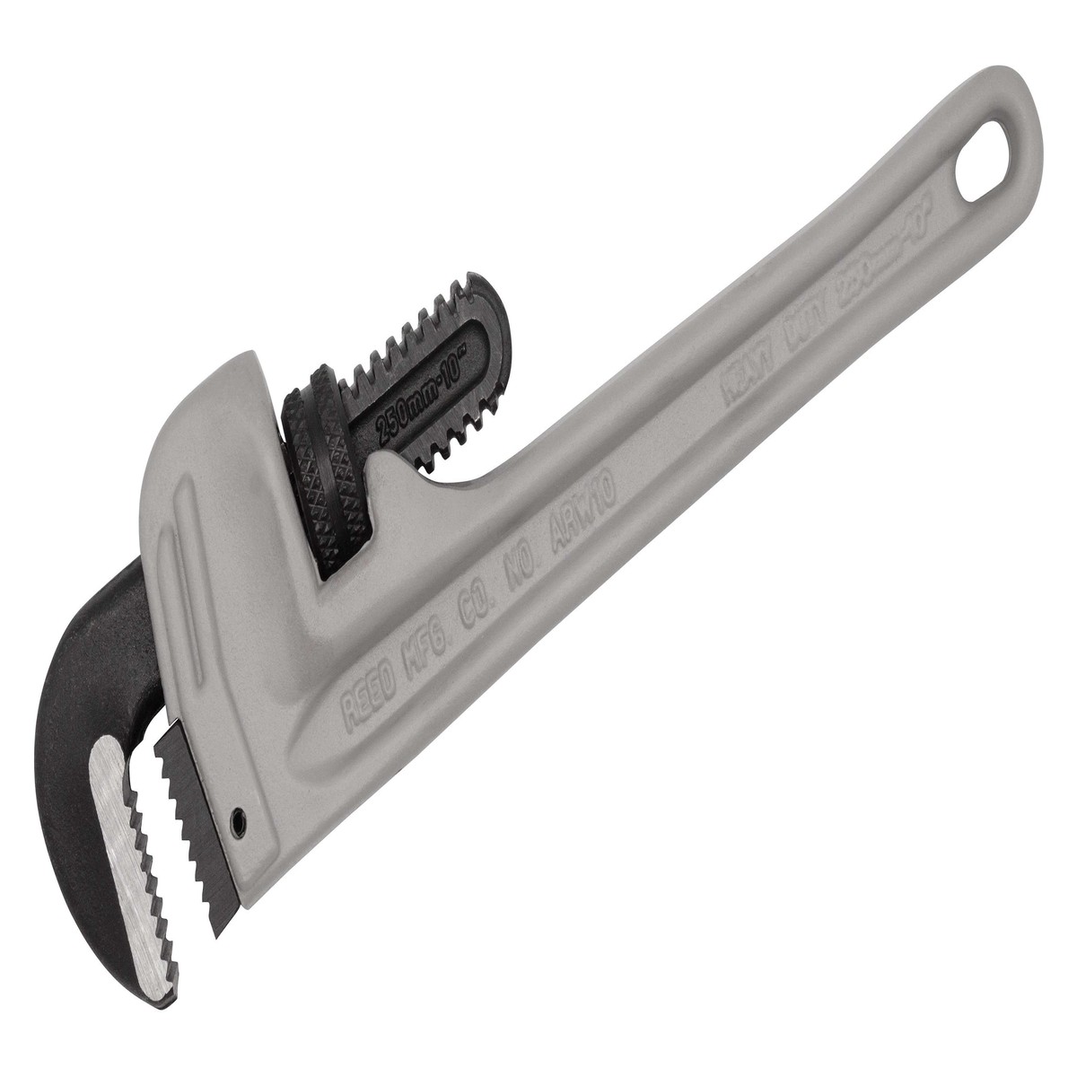 Reed Mfg ARW10 10" Heavy-Duty Aluminum Straight Handle Pipe Wrench