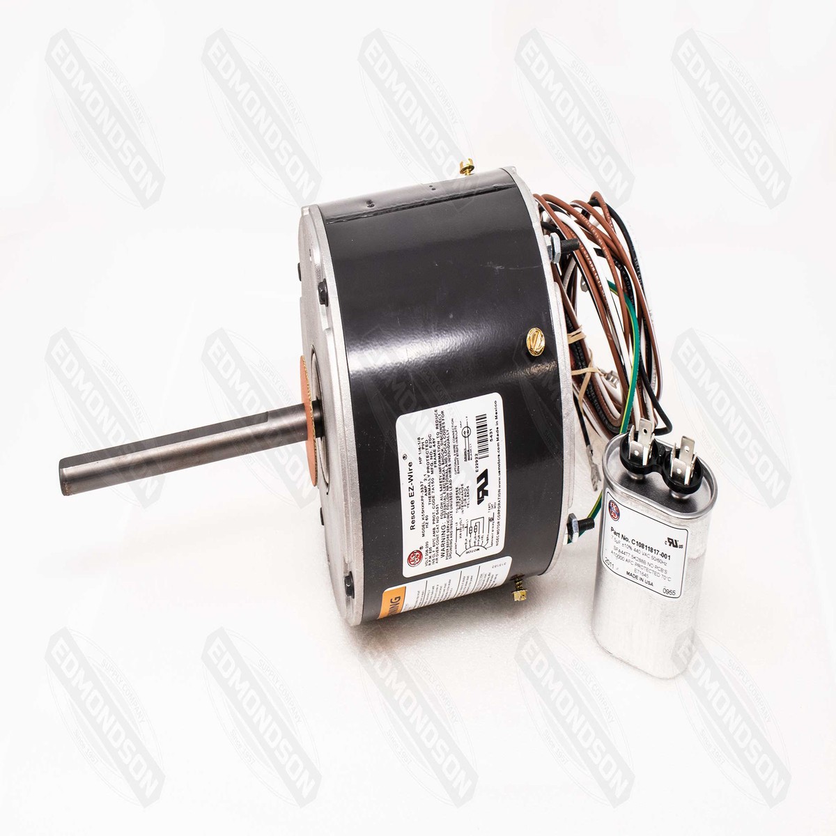 US Motors 5431 RESCUE EZ-Wire 5.6" Condenser Fan Motor, 208-230V, 1/4-1/8 HP, 825 RPM