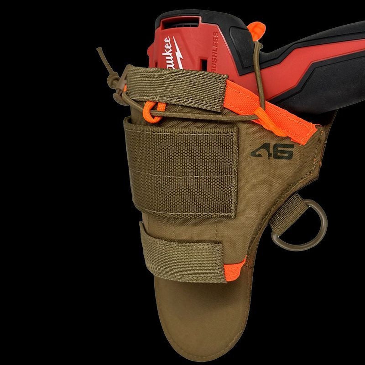 Atlas 46 Universal Drill Holster ROTATE/QUICK RELEASE Coyote/Orange