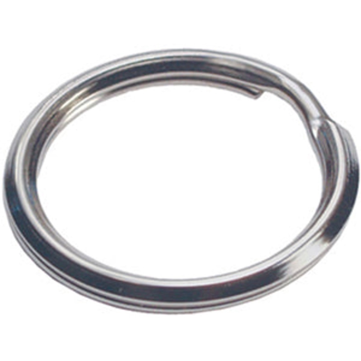 1 NICKEL-PLATED SPLIT KEY RINGS