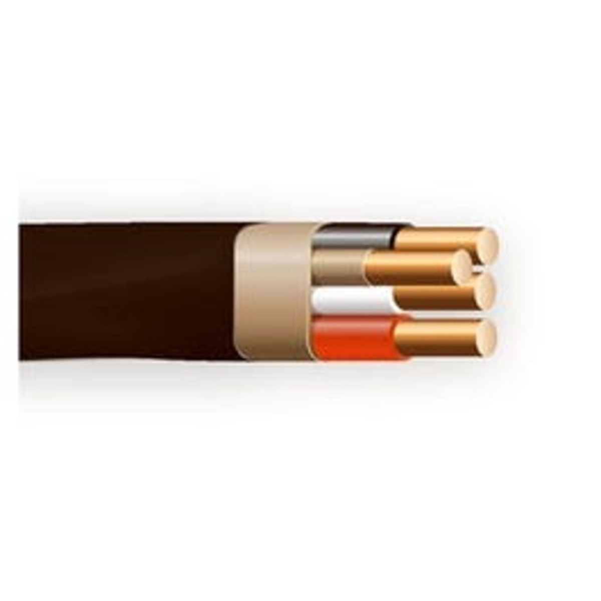 Non-Metallic Romex Sheathed Cable With Ground, Copper, 6/3, 90-Ft.