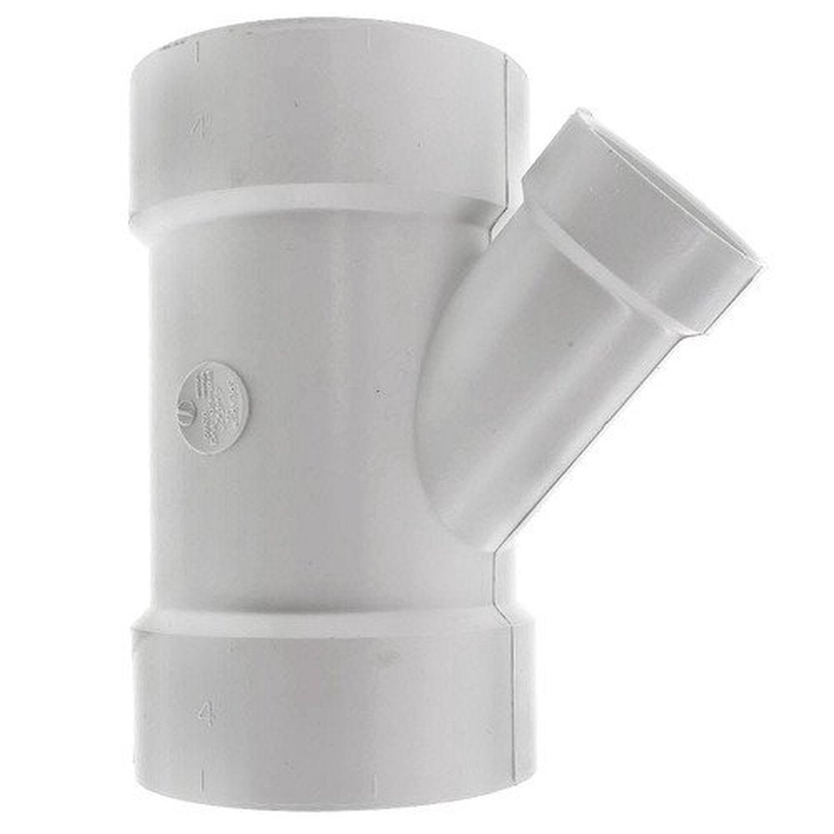 6x6x4 PVC DWV Reducer Wye