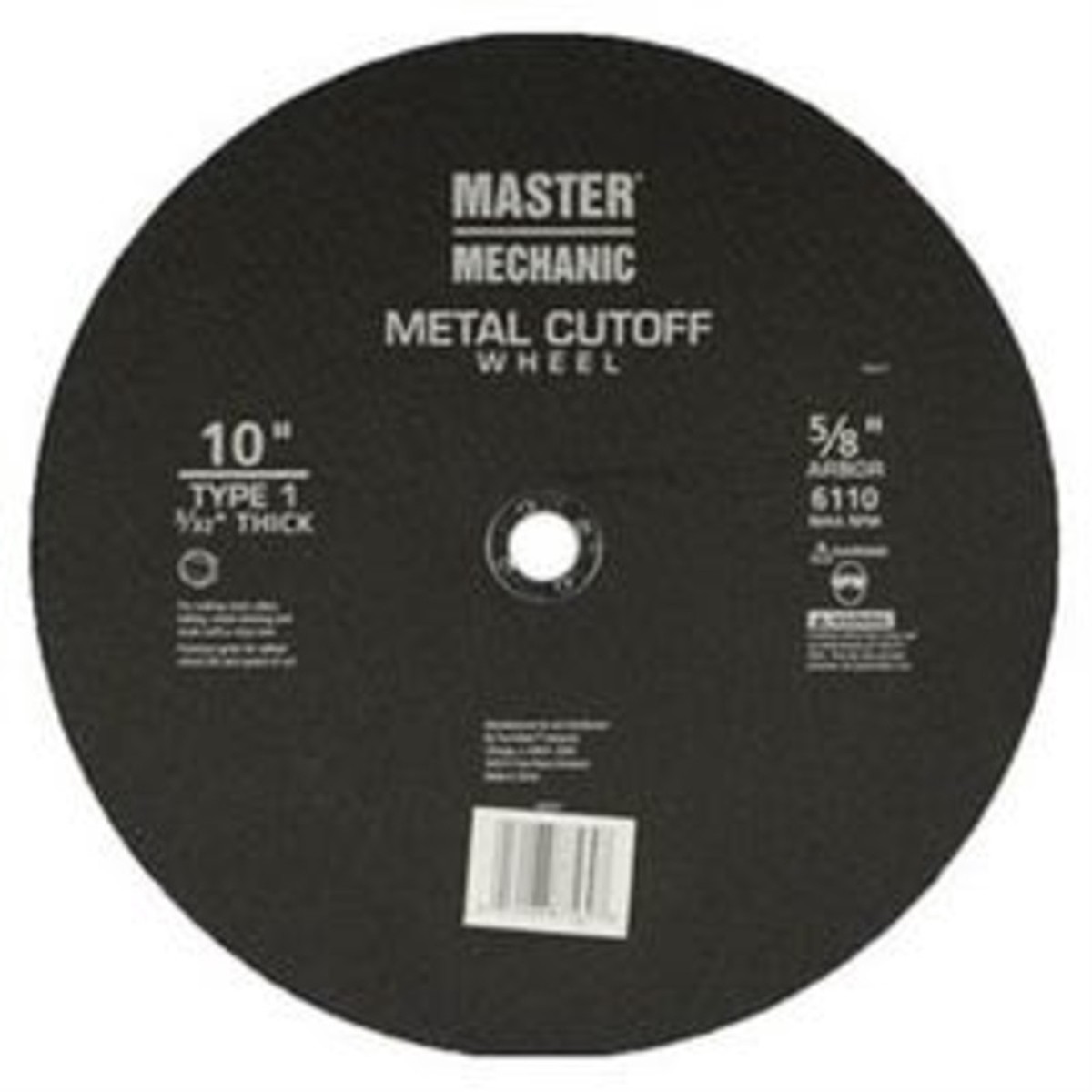 Cutoff Wheel, 10 x 3/32-In.