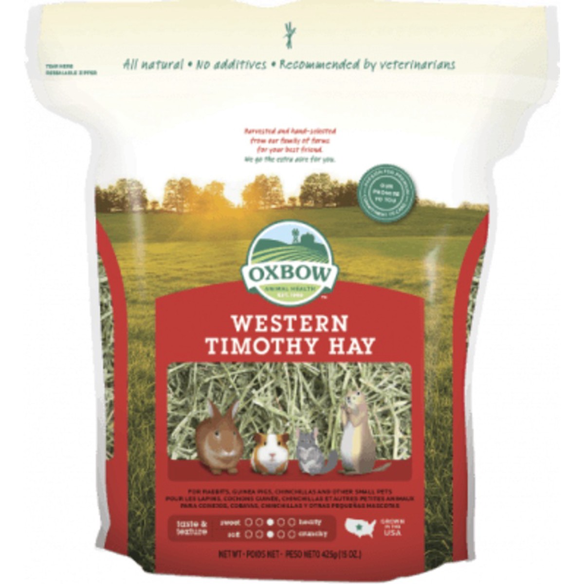 Oxbow Western Timothy Hay|90.0-oz|25 lb|40-oz