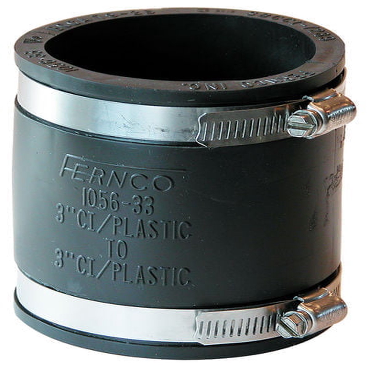 3" x 3" Cast Iron/Plastic x Cast Iron/Plastic Flexible Coupling