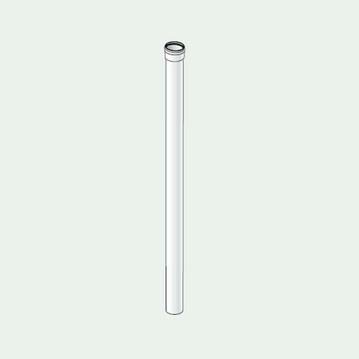 Pipe 60 mm length. 1mm/f (white)