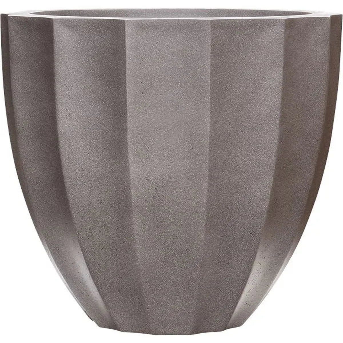 Striata Urban Plant Pot 80cm Height 56cm Dia Partner Urban Cool Grey