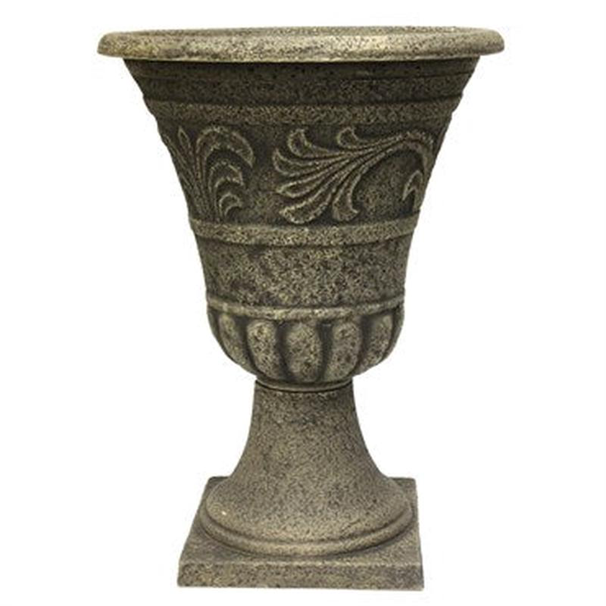 168243 Enviroblend Tumbled Scroll Urn 8211 Stone