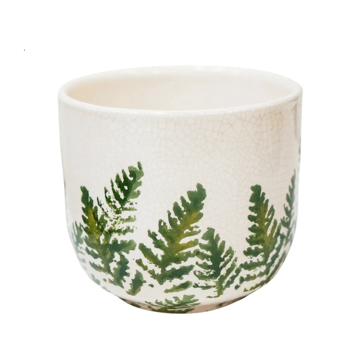 Veneto Printed Fern Planter