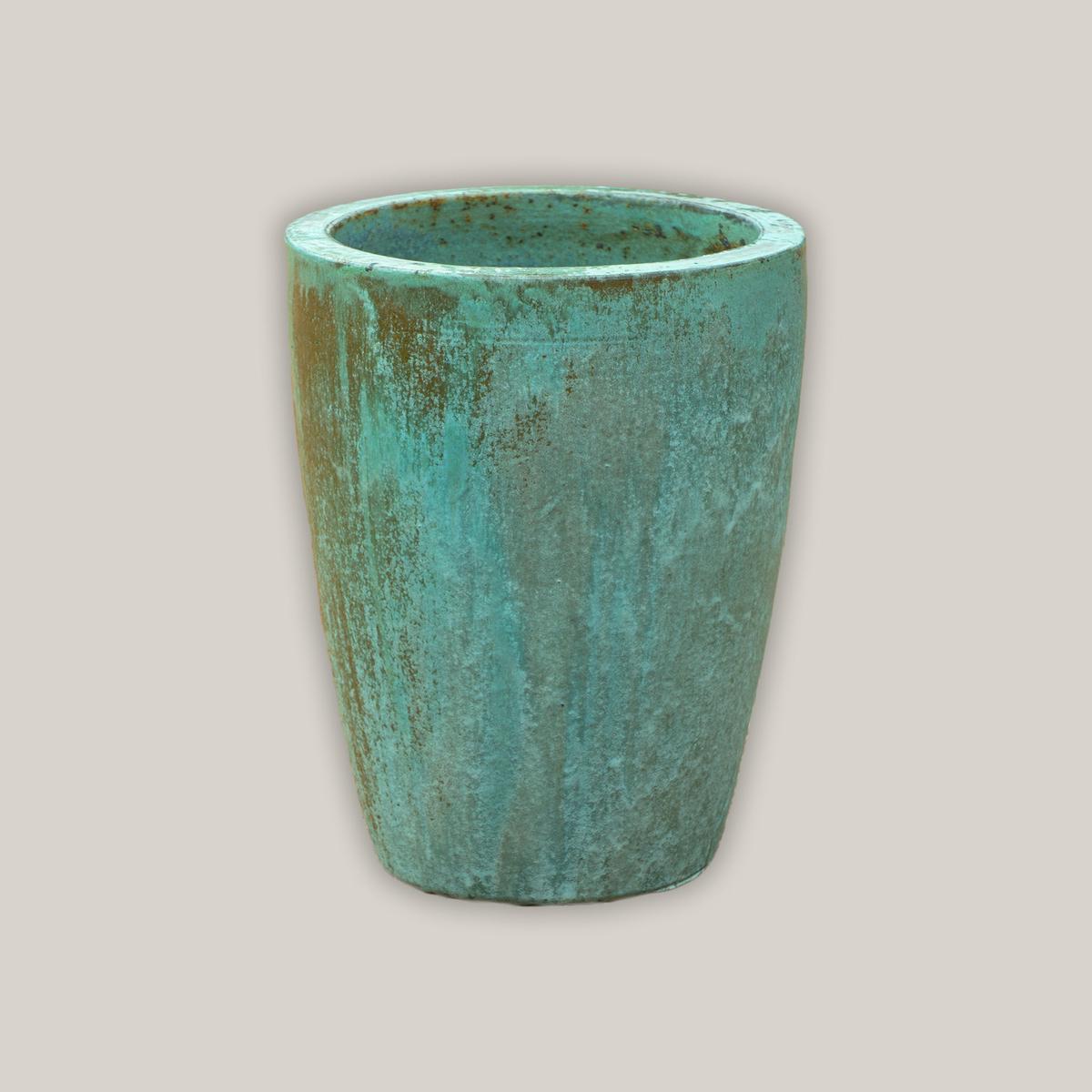 1-2270OGA - Opal Green Crucible Planter - 20" x 20" x 25" | Opal Green | Ceramic