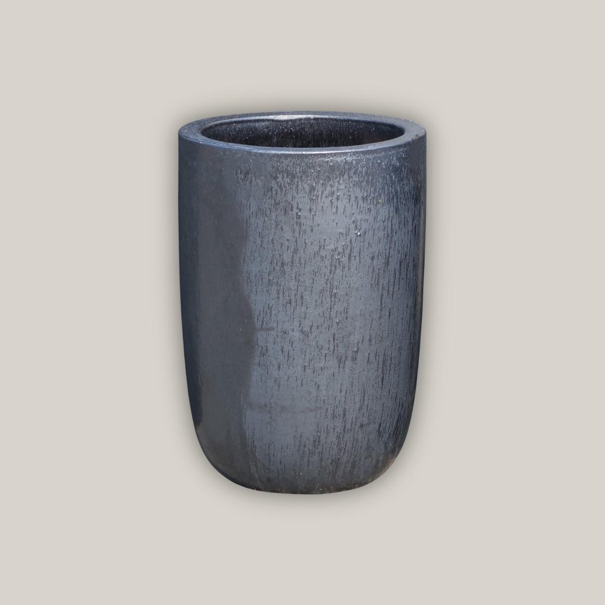 3044GA - Graphite Tall Tapered U Planter - 14" x 14" x 20" | Graphite