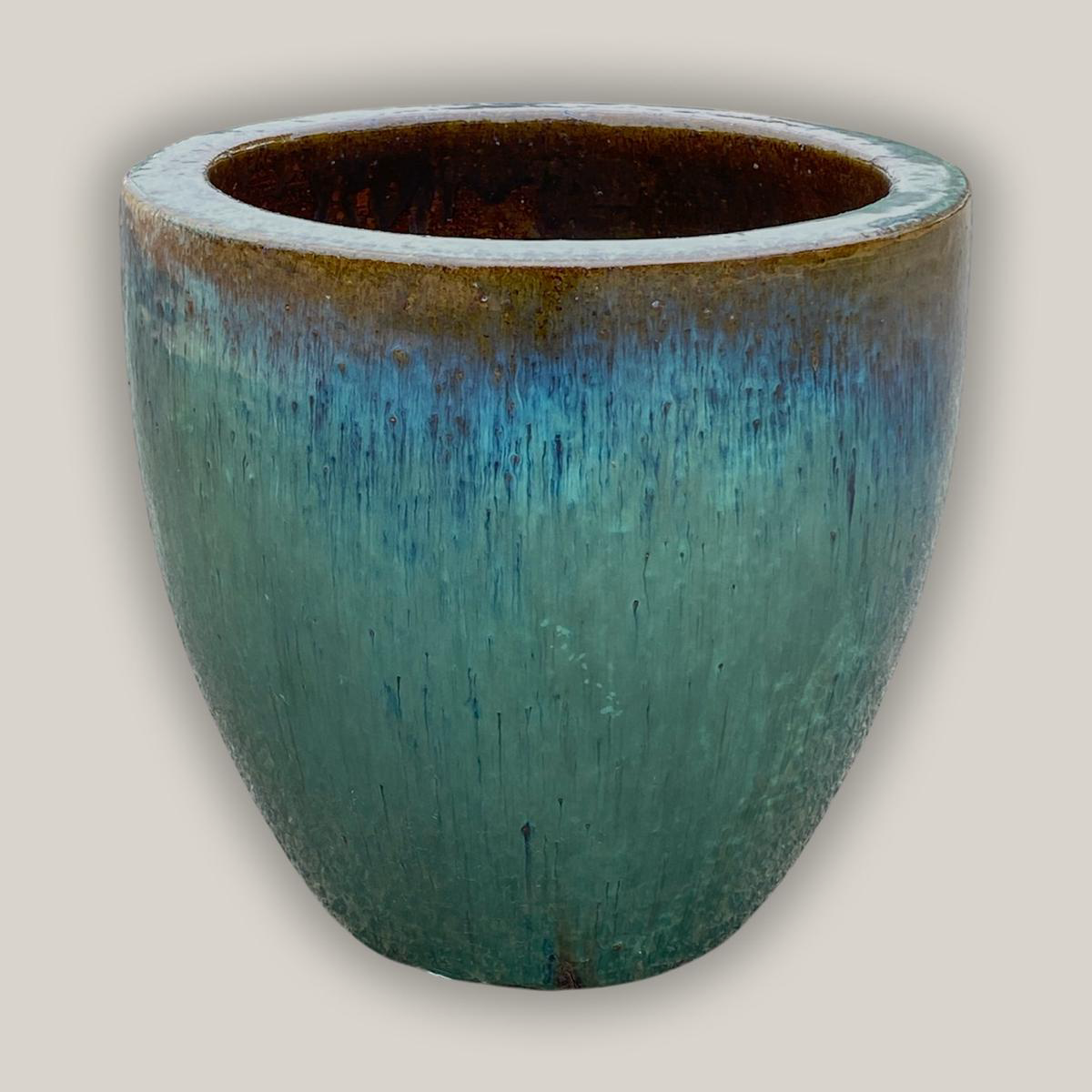 3135AQ 8211 Aqua Bullet Planter 8211 118221 x 118221 x 128221 Aqua Ceramic