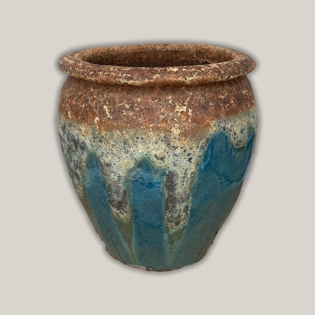 8026S43 8211 AngkorMarble Green Fish Bowl Planter 8211 138221 x 138221 x 168221 AngkorMarble Green Ceramic