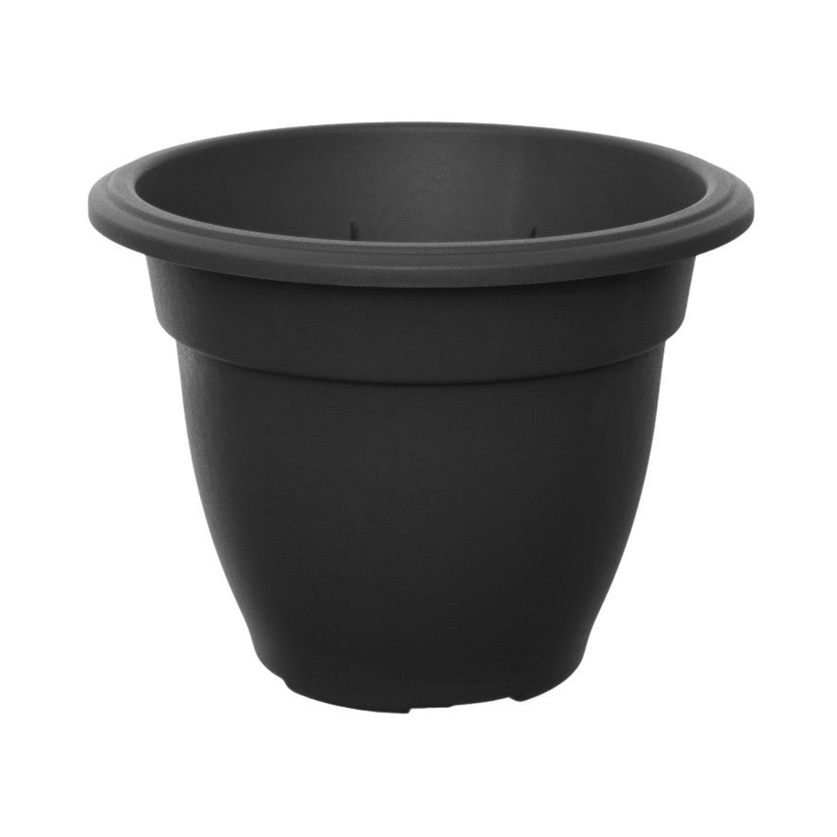 Whitefurze Round Bell Planter, 30cm, Black