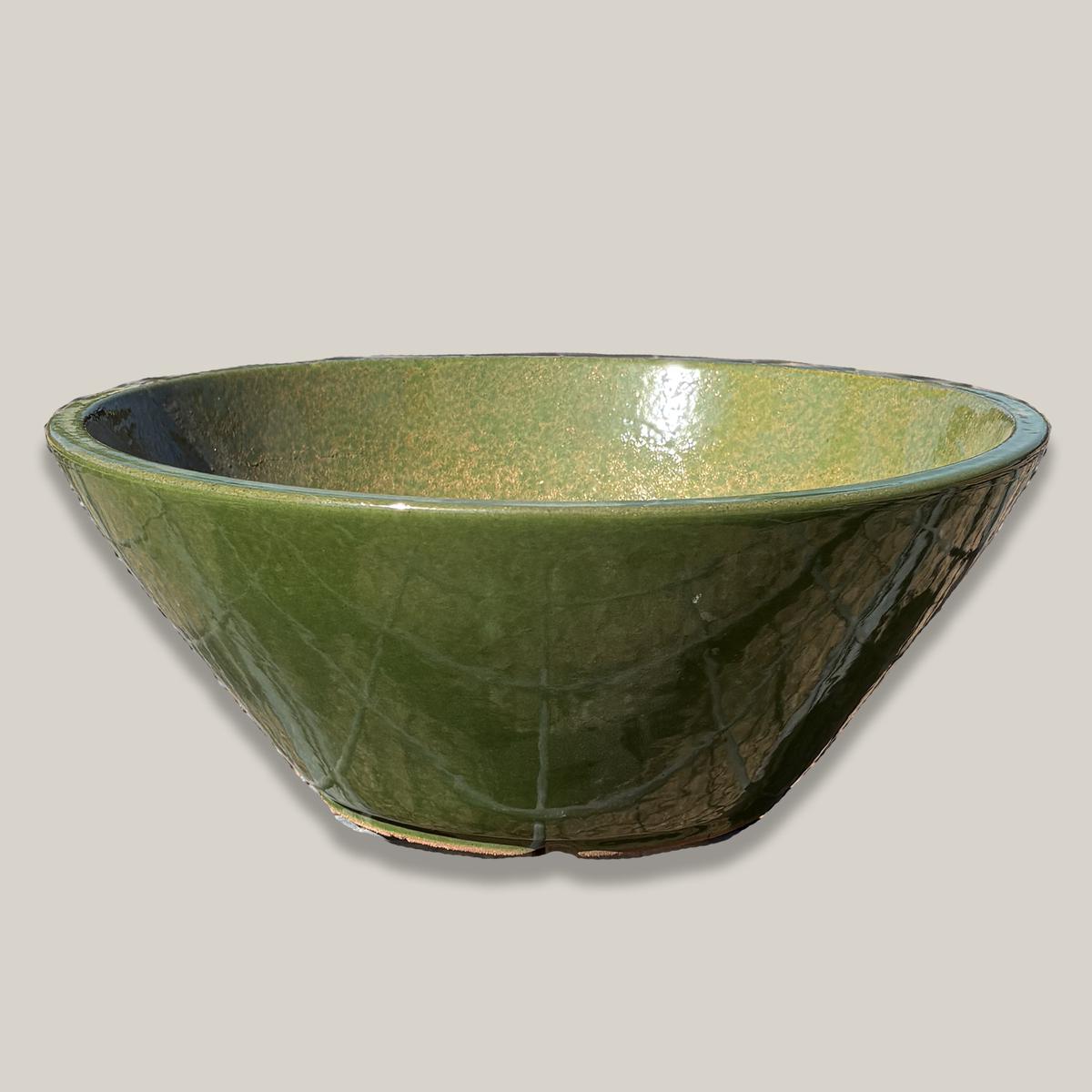372L39FS - Atomic Green Low Wide Planter-FREE SHIPPING - 12" x 12" x 4" | Atomic Green